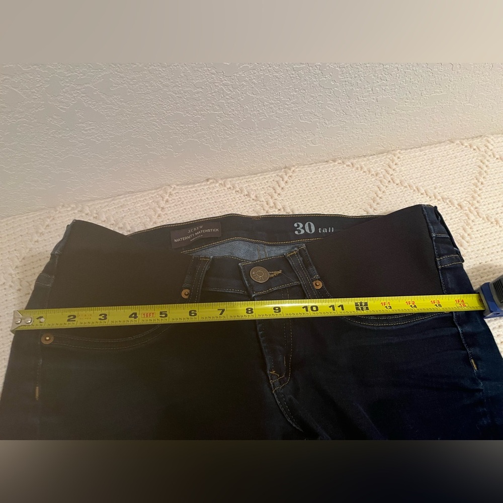 JCrew Maternity matchstick jeans. - Picture 4 of 9